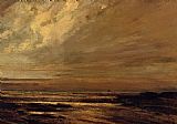 Beach Canvas Paintings - The Beach at Trouville at Low Tide 2